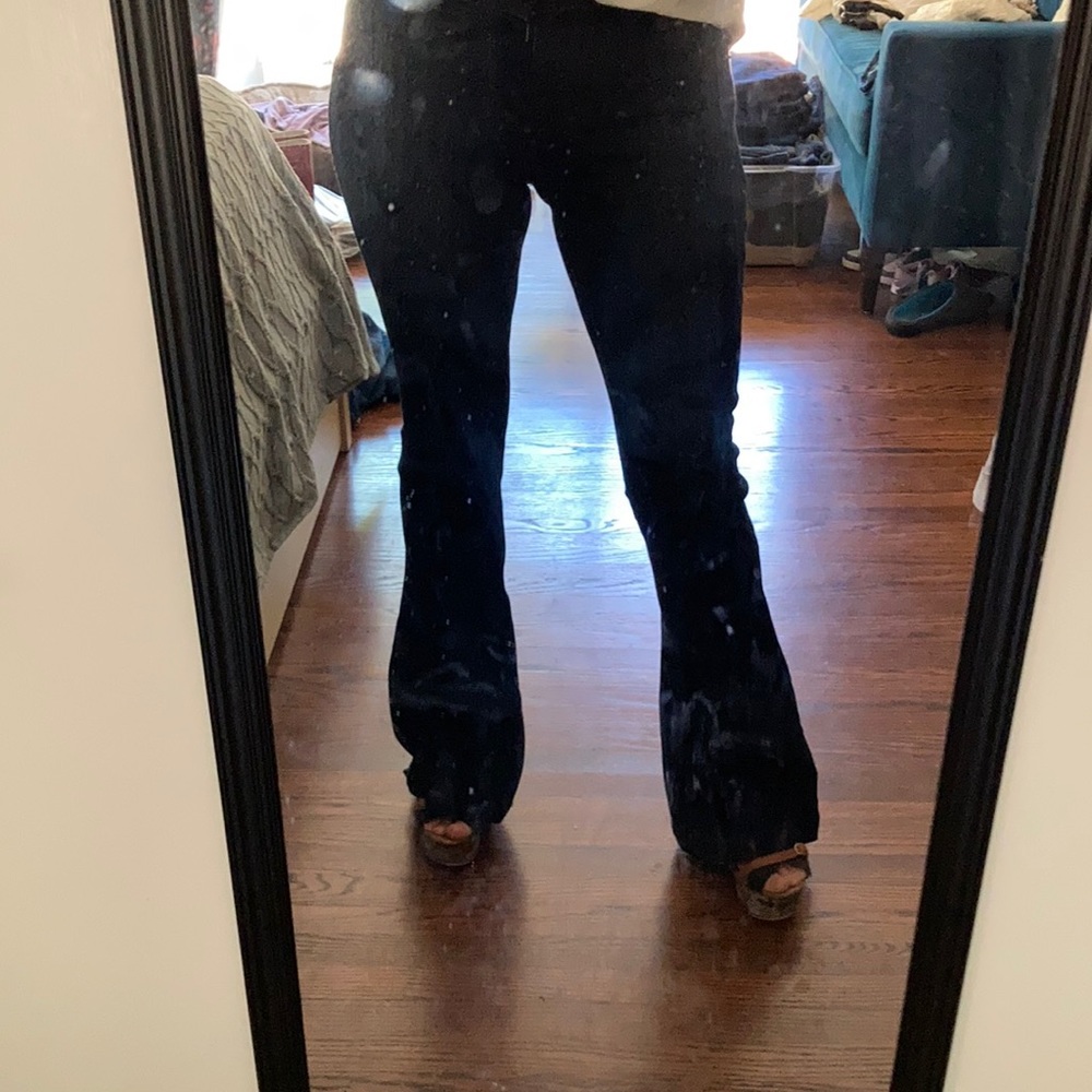 CoH rocker ultra flare jeans in dark denim